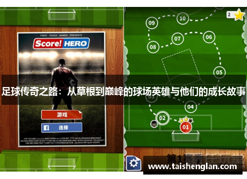 足球传奇之路：从草根到巅峰的球场英雄与他们的成长故事